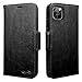 Newseego Compatible with iPhone 11 Pro Max 6.5 Inch Case,Wallet Case [Detachable 2 in 1 Wallet Folio] [Premium Vegan Leather] 2-Way Stand Flip Folding Slim Cover-Black