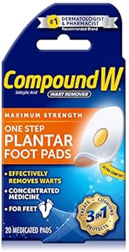 Compound W Wart Remover Maximum Strength One Step Pads