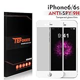 iPhone 6 / 6s Screen Protector Privacy, TEFOMATE® Anti Spy Tempered Glass Full Screen Protector for Apple iPhone 6 6s 4.7