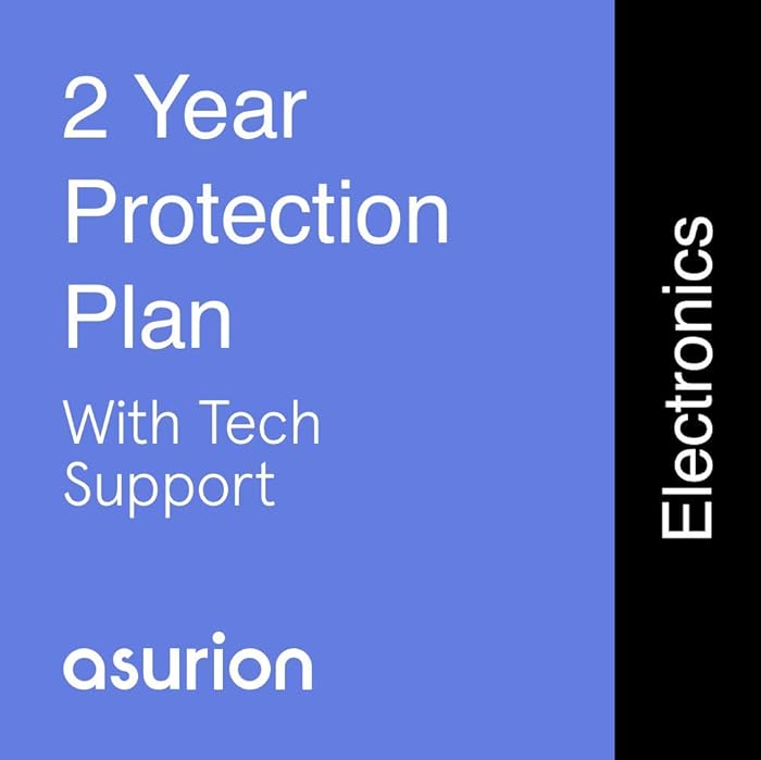 ASURION 2 Year Electronics Protection Plan with Tech Support $30-39.99