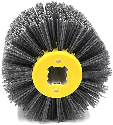 Lopbinte P80 1 Pcs Nylon Abrasive Wire Drum Polishing Wheel Electric Brush for Woodworking Metalworking