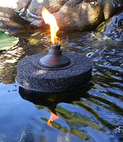 Amazon Com Custom Pro Floating Citronella Tiki Torch Black 9 Inch Diameter Beautiful Party Decor For Ponds Pools And Water Gardens Garden Outdoor