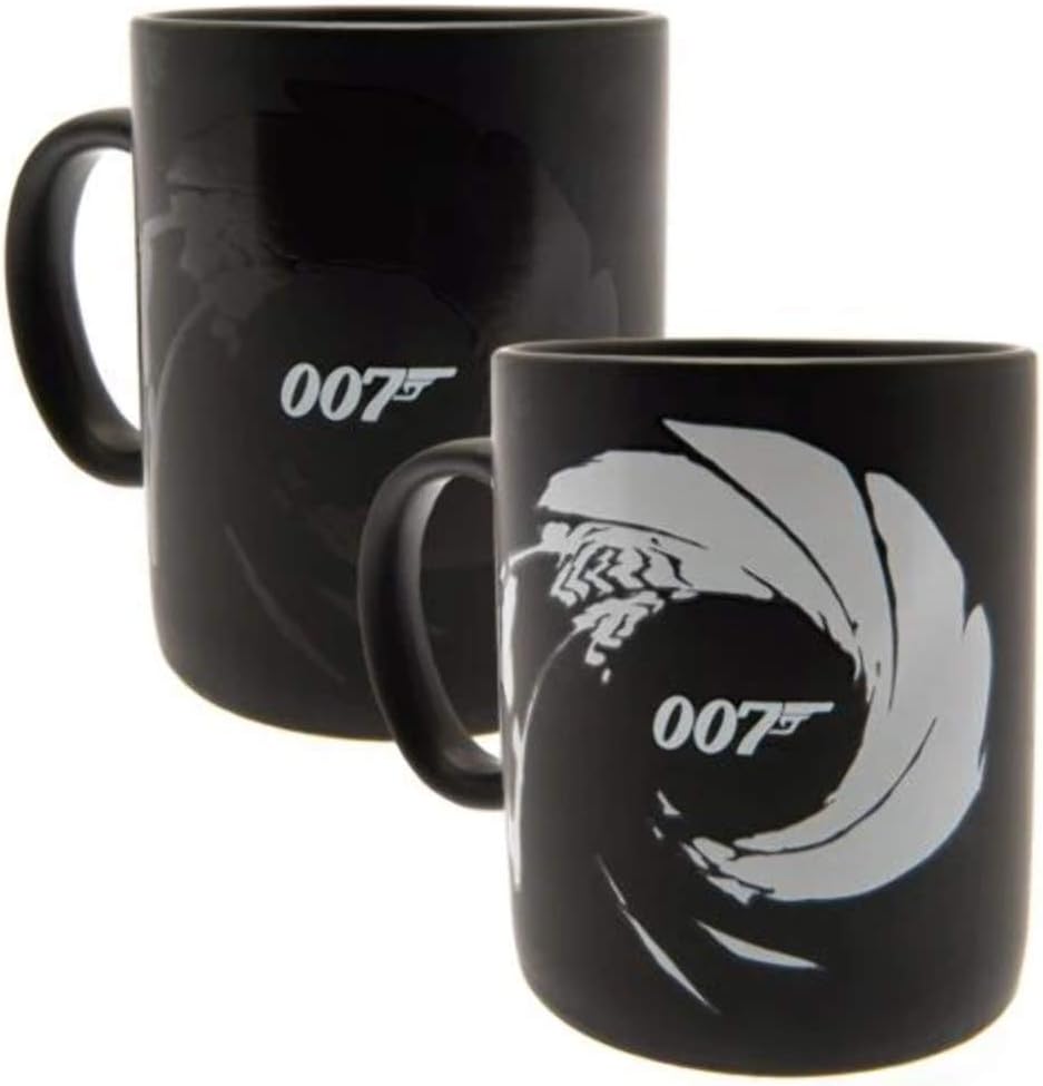 James Bond SCMG25416 – Taza termorreactiva (315 ml), diseño de James Bond 007