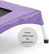 Plum Junior Bouncer My First Trampoline with Handle Purple Toddler Safe view 2