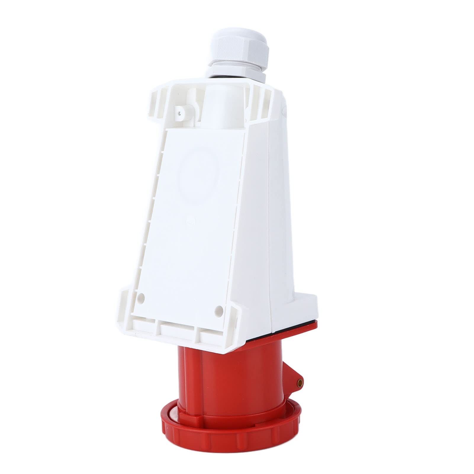 Tefola Industrial Plug Socket, 5 Pin 3 Phase, 380-415V 63A, IP67, Red
