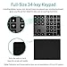 Bluetooth Numeric Keypad, Rechargeable Aluminum 34-Key Number Pad Slim External Numpad Keyboard Data Entry Compatible for MacBook, MacBook Air/Pro, iMac Windows Laptop Surface Pro etc