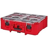 48-22-8432 For Milwaukee PACKOUT Deep Organizer w/ 50 lb Weight Capacity Length 15.2 in Width 19.7 in Height 7 in