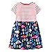 Girls Casual Dress Cartoon Cotton Kids Appliques Unicorn Dress 2-7T