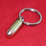 9mm Luger Bullet Keychain Brass