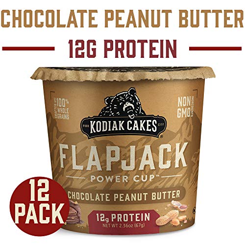 Kodiak Instant Pancake & Flapjack Cups, Peanut Butter & Chocolate, High