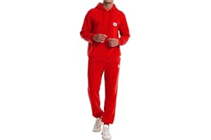 Fixha Men's Tracksuits Sweatsuit for Men Track Sweat Suits 2 Piece Hoodies and Jogger Sports Jogging Suits Set Outfits