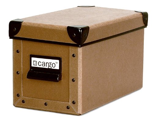 Cargo Naturals CD Storage Box, Nutmeg, 6 by 10-3/4 by 5-3/4-Inch