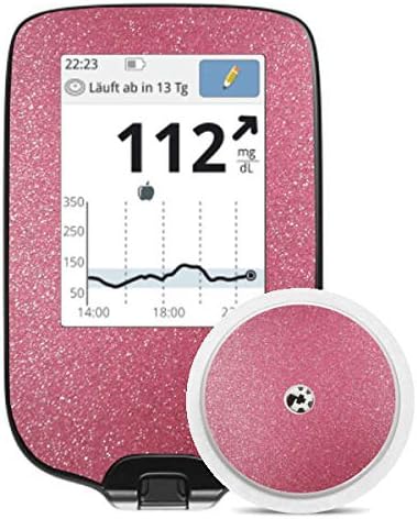 Freestyle Libre Sticker Glitter Edition (Pink Glitter)