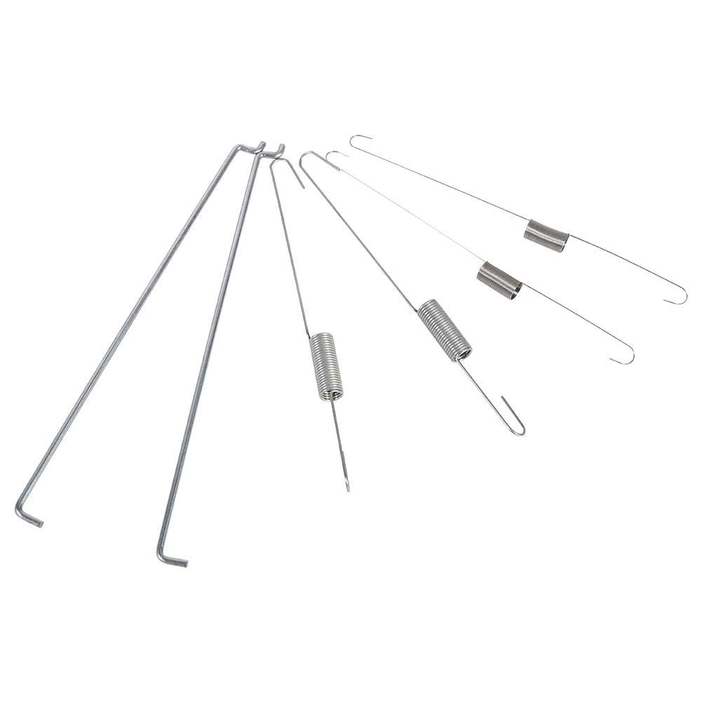 Fdit 2 Sets Metal Throttle Return Spring Speed Control Governor High Stability Link Rod for GX140 GX160 GX200 Engines