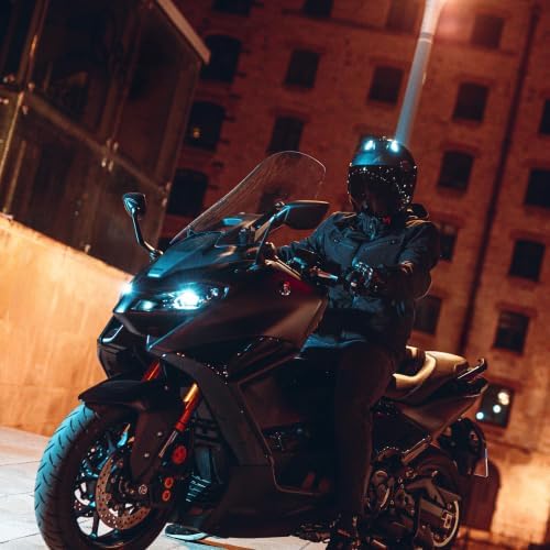 , Jet Motorradhelm SKWAL I3 JET LIGHT-BLUR Black Green White KGW, L