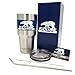 Icecube Stainless Steel 30 Oz Tumbler - Double Wall Vacuum Insulated Travel Cup with Clear Splash Proof Sliding Lid and Curved Straw with Cleaning Brush - Thermal Coffee Mug