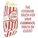 Popcorn Bags Coated for Leak/Tear Resistance. Single Serving 1oz Paper Sleeves in Nostalgic Red/White Design. Great Movie Theme Party Supplies or for Old Fashioned Carnivals & Fundraisers! (500)