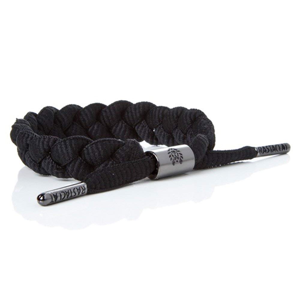 RASTACLAT Merq Black Braided Shoelace Bracelet Buy Online in United