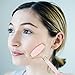Luxury Rose Quartz Facial Roller | Natural Rose Quartz Face Roller | Dual Facial Rollers Massager | Anti-Aging Slimming Face Massage Tool | Detoxify and Glow