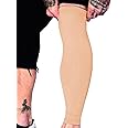 Tat2X Ink Armor Premium Full Leg Tattoo Cover Up Sleeve - No Slip Gripper - U.S. Made - Light - ML (single leg tattoo cover up sleeve)
