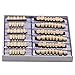 Angzhili Acrylic False Teeth for Halloween - Horror Denture Teeth Sets, Shade A3, Upper And Lower Sets (168pcs)
