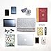 Kenley Bedside Caddy - Bed Skirt Storage 7-Pocket Organizer for Bedroom, College Dorm Room, Bunk, Loft Beds, Sofa - Under Mattress Holder Bag 9