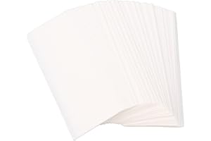 100PCS Cotton Saxophone Cleaning Paper, Saxophone Clarinet Button Absorbent Paper for Saxophone, Clarinet, Oboe