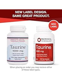 Protocolo Para La Vida equilibrio – taurina 1.000 mg – Soporta sistema nervioso y función...