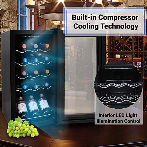 2 Nutrichef+PKCWC150+Compressor+Refrigerator+Temperature