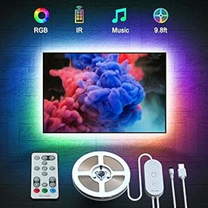 Govee TV LED Backlight, RGB LED Lights for TV with Remote, Music Sync, 10ft TV Lights Behind with 32 Colors and Multiple…