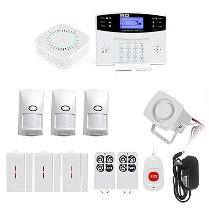 Juke LCD Wireless GSM Alarm Smart Security System with Pir Motion Sensors Voice