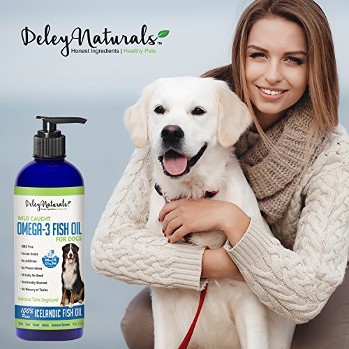 Wild Caught Fish Oil for Dogs Omega 369, GMO Free Reduces