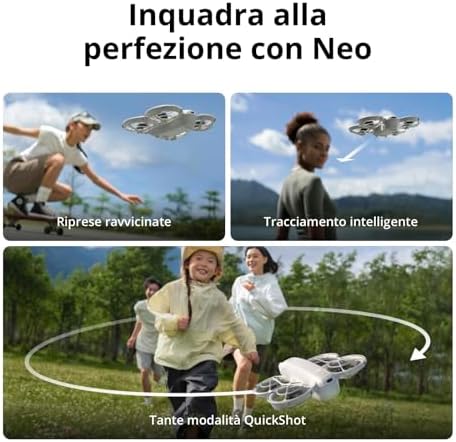 Neo Combo Fly More, mini drone con fotocamera UHD 4K per adulti