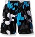 Kanu Surf Boys' Specter Quick Dry UPF 50+ Beach Swim Trunk, Camo Black/Aqua, 3T