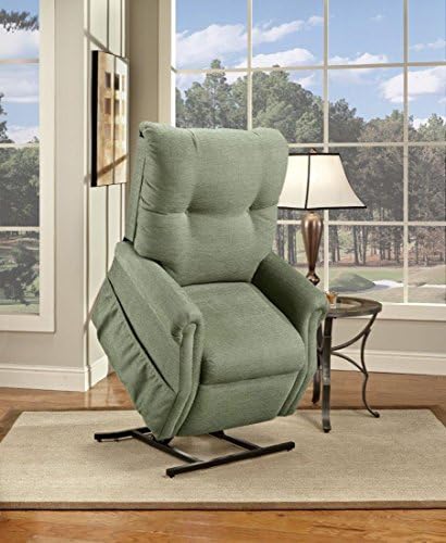 Medlift Wood Living Room Chair Med Lift Three-Way Reclining Lift Chair - Dawson - Sage 33.5 X 41.5 X 41.5 Inches Green Model # 1153-DS