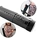Plastic Expanding Poster / Art / Document Storage Tube, 25 to 40 inches Adjustable, Black with Carrying Strap