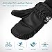 Terra Hiker Kid's Ski Mittens, Water-Resistant and Windproof Gloves, Breathable Ripstop Fabric for Boys, Girls in Cold Weather, Suitable for Children Aged 2-6