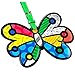 Romero Britto Butterfly Large Luggage Tag