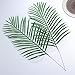 LUOEM Leaves Fake Faux Artificial Leaves Green Single Leaf for Home Kitchen Party Decorations Handcrafts (Green) - 6 Pieces