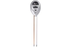 3 Way Fig Tree Meter Soil Moisture Meter, 3 in 1 Soil Tester with Light Moisture PH Meter for Garden, Lawn, Farm (No Battery 