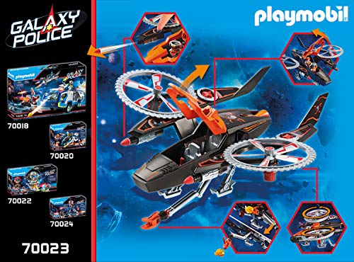 PLAYMOBIL Galaxy Police 70023 Pirates-Heli, ab 5 Jahren – Bild 3