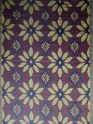 6â€™x9â€™ Indoor Outdoor Rugs Reversible Mats Rv Camping Patio Rug Mat 20196
