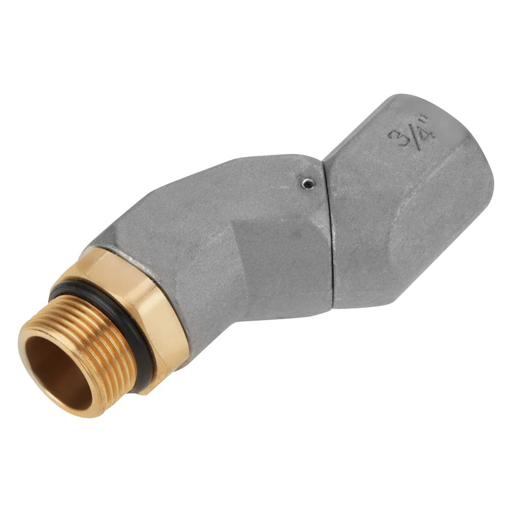 Fuel Joint 360, Universal Joint of Fuel Nozzle and Hose, 360 Degree Rotation BSPP 3/4" Fuel Hose Universal Joint Fuel Fitting Gun Accessory