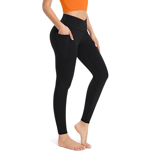 BRDFRL Cargo Leggings For Women, High Waisted Tummy Control Butt Lifting Yoga Buttery Soft Pants Workout Athletic Pockets Army Green L