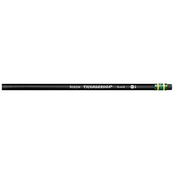 WOODCASE PENCIL, HB #2, BLACK, DOZEN