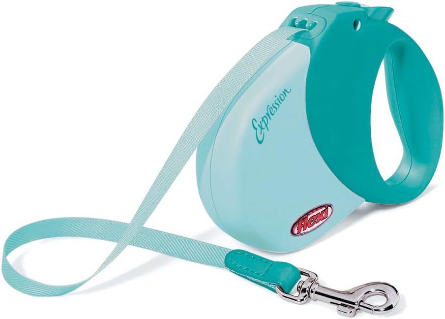Flexi Expression Retractable Belt Dog Leash, Small/Medium, 16Feet Long, Supports