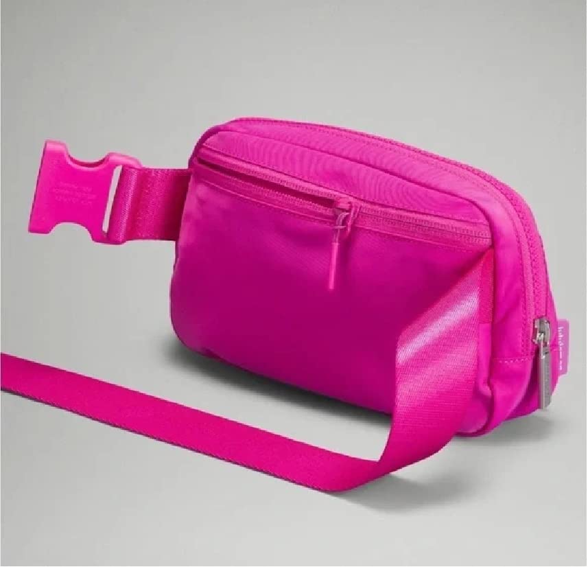 lululemon Everywhere Belt Bag 1 Litre (Stacked Jacquard Black Cherry Nocturnal Teal)