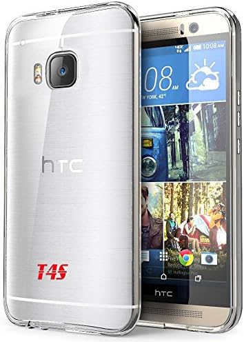 HTC One M9 Case T4S®, [Crystal Flex] Premium Clear Flexible Soft TPU Material [Scratch Resistant, Anti Yellow-Aging &amp; Slim Easy Grip] (Clear)