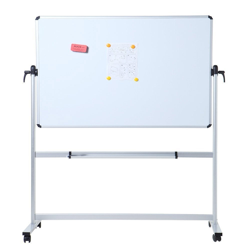 VIZPRO Mobiles Whiteboard/Doppelseitige Whiteboard mit Alurahmen