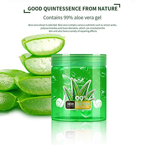 Tuuu 1/2pcs Organic Aloe Vera Gel, 100 Pure Aloe Vera Plant, Soothing
